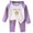 Purple, variant on Duqingm Baby Girl Clothes 6 12 18 24 Months 2T 3T 4T 5T Toddler Boy Pant Set Cartoon Cotton Fall Winter Long Sleeve T-Shirt and Pants Black,6-12 Months