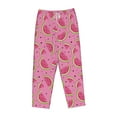thumbnail image 4 of Xecao Watermelon Women's Straight Lounge Pajama Pants: The Epitome of Relaxed Sleepwear, 4 of 9
