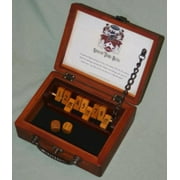 Front Porch Classics Circa Shut-the-Box, Wooden 9 Number Dice Game with Case for Travel, for Adults and Kids Ages 8 and Up None Multi