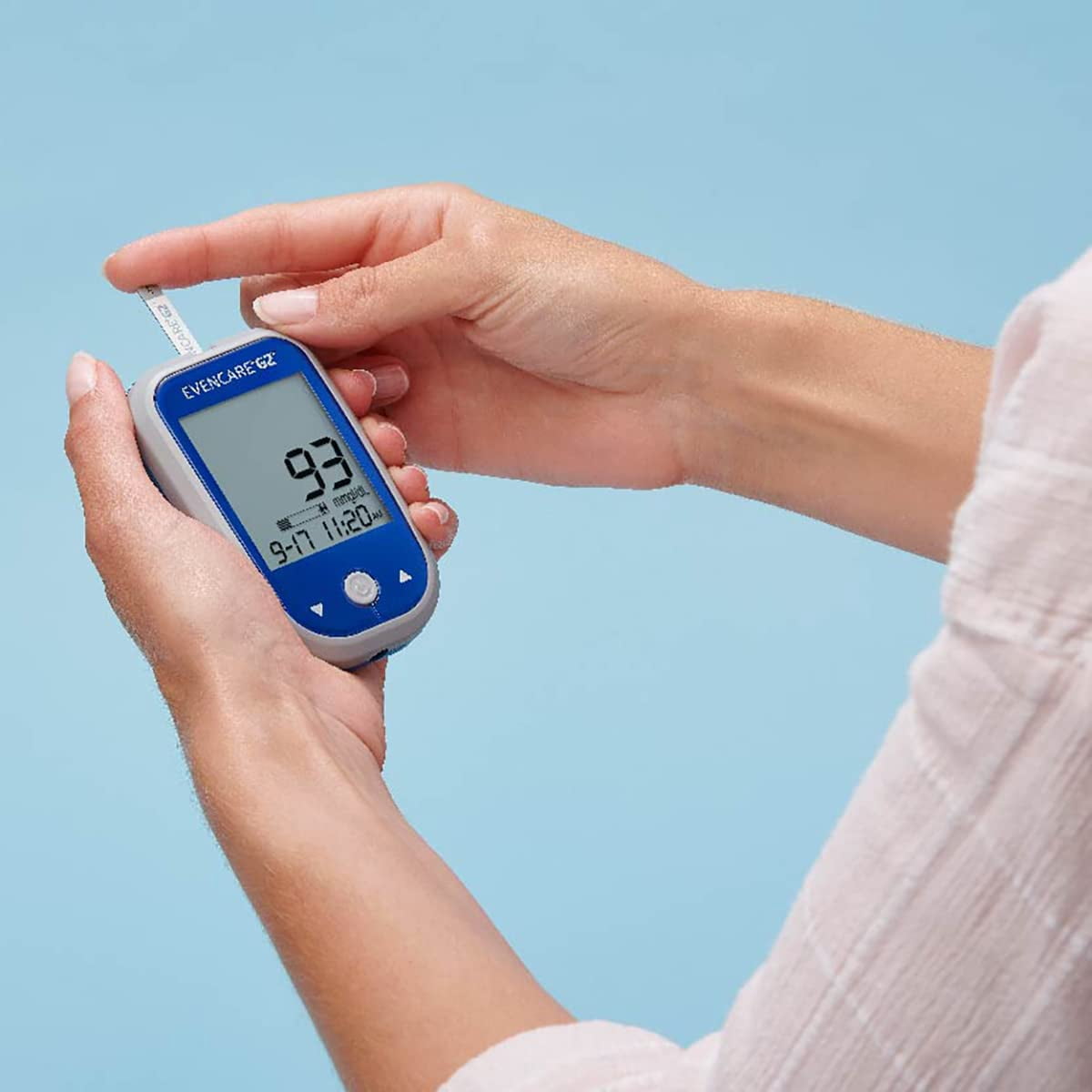 Medline EvenCare G2 Blood Glucose Test Strips for Diabetes Monitoring, 50 Count