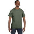 thumbnail image 2 of Hanes 5250 Adult Tagless Tee Fatigue Green - Large, 2 of 7