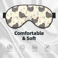 thumbnail image 3 of Goofa Funny Chicken Printed Sleep Eye Mask for Men Women, Zero Eye Pressure Sleeping Mask, Light Blocking Night Blindfold, Soft Eye Shade Cover, 3 of 7