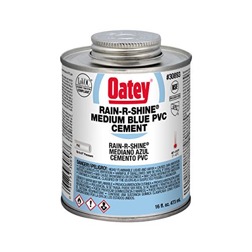 OATEY 16 OZ. PVC RAIN-R-SHINE BLUE CEMENT