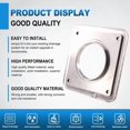 thumbnail image 2 of RV Exterior Accessories 75mm RV Knife Gate Valve Flange Portable Manual Control Sewer Drain Valve Flange, 2 of 7