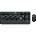 thumbnail image 3 of Logitech MK540 Wireless Keyboard Mouse Combo USB Wireless RF Keyboard - Black - USB Wireless RF Mouse - Optical - 1000 dpi - 3 Button - Scroll Wheel - QWERTY - Black - Media Player, Calculator, On/Off, 3 of 3