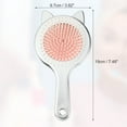 thumbnail image 2 of 1 Pc Women Cat's Ears Airbag Hair Comb for Straight Curly Thick Hair Silver Tone ABS TPR, 2 of 6