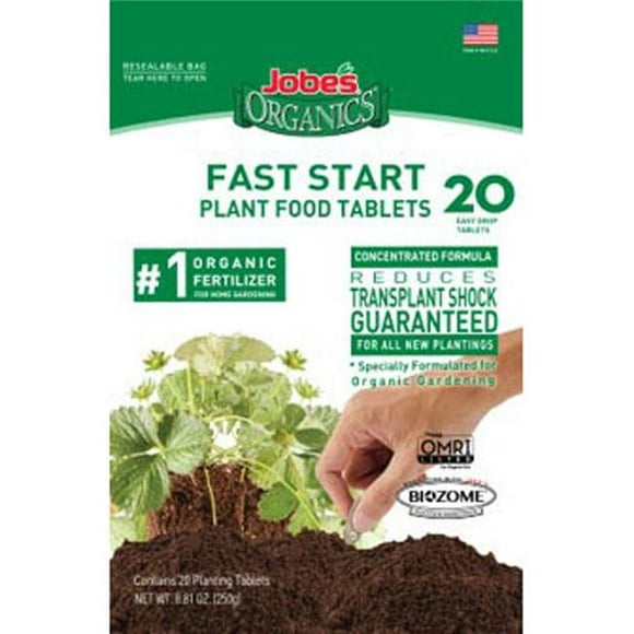 Easy Gardener 261119 Comprimés de Nourriture Végétale Biologique&44; Pack de 20