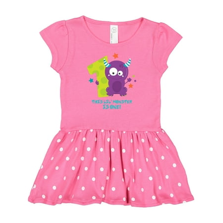 

Inktastic Monster 1st Birthday Gift Baby Girl Dress