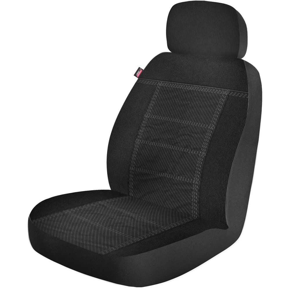 Genuine Dickies 2 Piece Noah Headrest and Seat Covers, Black Walmart