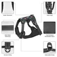 thumbnail image 6 of Haiem Christmas Party Pattern No-Pull Dog Harness Reflective Front Clip Vest with Handle,Step-in Air Dog Harness,Adjustable 2 Metal Rings 4 Buckles-Small, 6 of 6