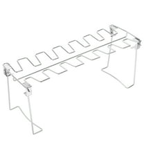 WORGEOUS Vertical Chicken Leg Grill Roasted Rack Holder Foldable Grilled