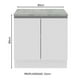 thumbnail image 3 of Gabinete Bajo Bufetera Madesa Glamy 80cm Con Encimera BB, 3 of 5
