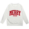thumbnail image 3 of Boys Long Sleeve Crewneck Letter Print Sweatshirt Soft Casual Pullover Top For Kids Fall Winter Holiday Outfit, 3 of 3