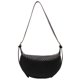 thumbnail image 2 of Bolso Bandolera para Mujer Bolso Media Tejido Color Sólido Bolso (negro), 2 of 9