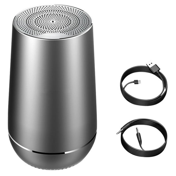 Bearachild Altavoz inalámbrico Sonido estéreo de graves profundos Audio Sonido estéreo de graves para exteriores Audio Altavoz de coche Cables de audio/vídeo Gris-plata