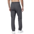 thumbnail image 6 of Men's Athletic Hiking Pants Lightweight Quick Dry Travel Fishing Joggers Running Workout Active Track Pants Dark Gray XL, 6 of 6