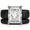 Black and Rose Gold, variant on Emerald Cut CZ Silicone Ring Set for Women, Stackable 2-Ring Set, 10x8 mm CZ Stone, Thin Band, Patented Design, GlowStone Collection