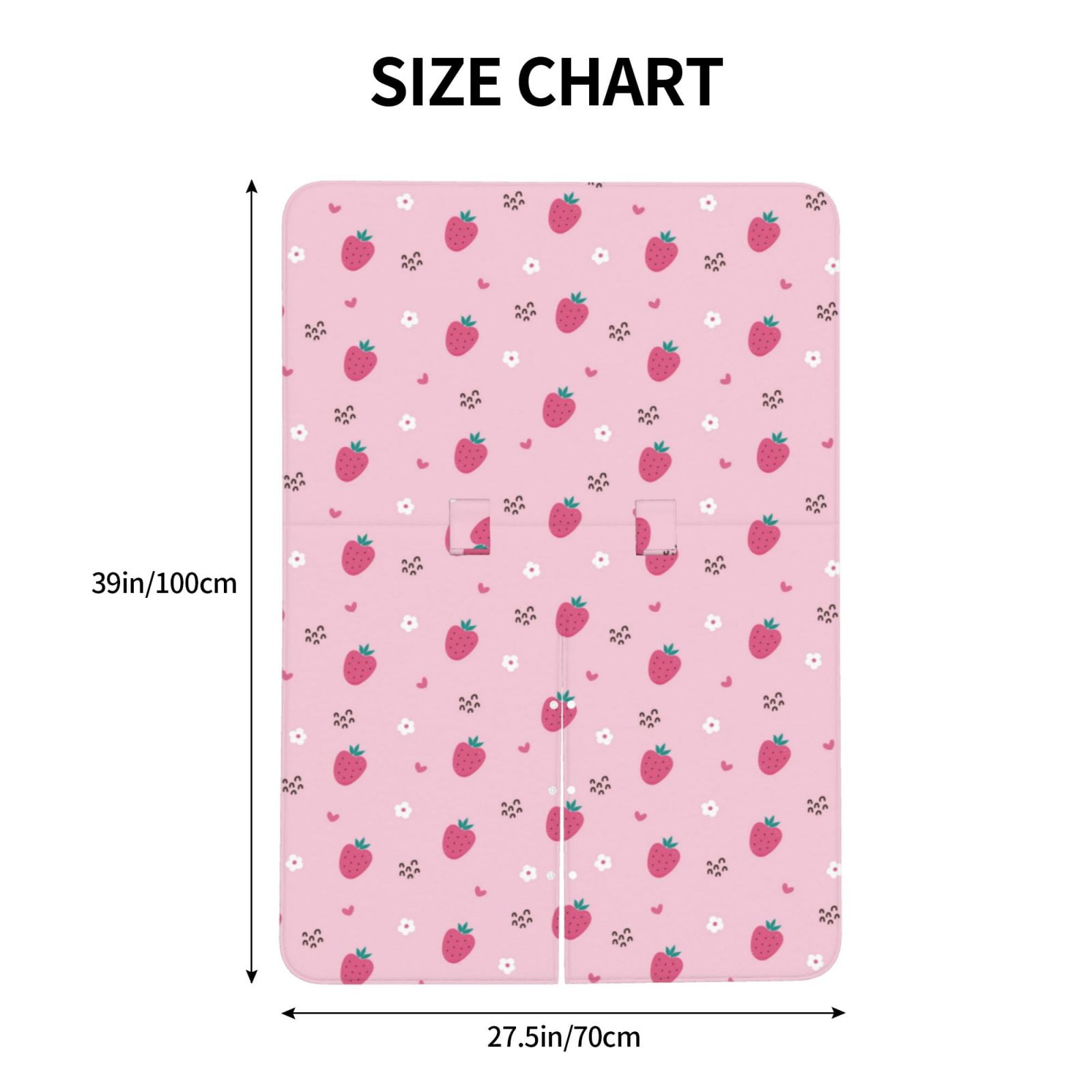 Naloa Strawberries Baby Car Seat Cover, Breathable Baby Carrier Cover, Multiuse Baby Carrier Cover & Nursing Breastfeeding Cover