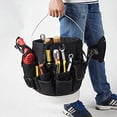 thumbnail image 2 of Bucket Organizer,Tool Belt,Waterproof and Portable Organizer Bag,Garden Tool Tote Storage Bag, 2 of 5