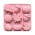 thumbnail image 2 of Pumpkin Mold for Chocolate 3D Silicone Fall Autumn Baking Candy Tray, 2 of 8