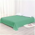 thumbnail image 2 of Flat Sheets Flat Bedding Sheet, Ultra Soft Microfiber Bed, King,Sea Green, 2 of 5
