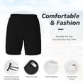 thumbnail image 3 of Rocae Black for Men's Swim Trunks Quick Dry With Two Side Pockets and One Lined Patch PocketXX-Large, 3 of 9