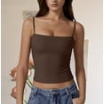 thumbnail image 2 of Summer Tank Tops For Women Sexy Skinny Color Adjustable Camisole Womens Tank Tops, 2 of 4