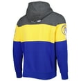 thumbnail image 3 of Men's Starter Heather Charcoal/Royal Los Angeles Rams Extreme Pullover Hoodie, 3 of 4