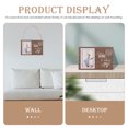 thumbnail image 4 of Shisuyan Desktop Placement Photo Frame Brown 1 Set 11.7X7.8in, 4 of 8