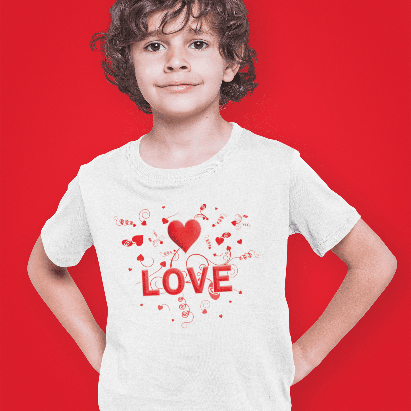 Valentine Valentine's Day  Shirt Kids Valentine's shirt Valentine's Gift Kid's Valentine's Shirt Youth LOVE Heart Valentine's Day Shirt