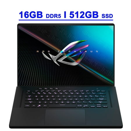 Asus ROG Zephyrus M16 Premium Gaming Laptop 16" WUXGA IPS 165Hz (100% sRGB) 12th Gen Intel 14-core i7-12700H 16GB DDR5 512GB SSD GeForce RTX 3060 6GB Graphic Backlit Thunderbolt USB-C HDMI Win11