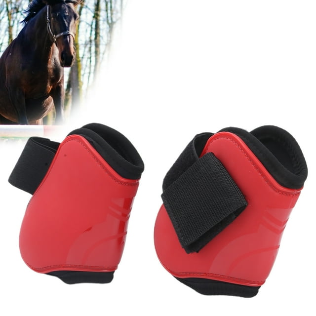Protector de tendón de caballo, botas de tendón de caballo Protectores de patas de caballo Carcasa de PU Bota de caballo Diseño de última generación Jadeshay A