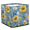 Multicolor 5, variant on CURLYOOT Watercolor Sunflower Cube Storage Bin, 13 x 13 x 13 Storage Cube Bins for Organizing, Flower Plant Fabric Foldable Closet Baskets with Handles for Closet, Shelves, Clothes