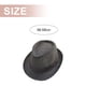 thumbnail image 2 of Sombrero de jazz con circunferencia de 56-58 cm, sombrero de paja, sombrero de copa para hombres y mujeres, protector solar de verano, sombrero para el sol al aire libre, 2 of 5
