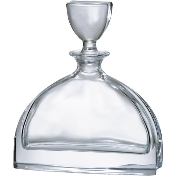 European Quality Glass - Crystal - Wine - Whiskey - Liquor - Decanter - with Stopper - 24 oz. - Made in Europe