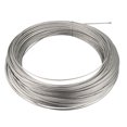 thumbnail image 1 of Unique Bargains 1mm Dia 54m 177.2ft Length 304 Stainless Steel Wire Rope Cable Uncoated for Hoist Pulley Wheel, 1 of 2