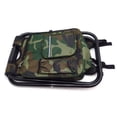 thumbnail image 3 of HTTMT- Foldable Outdoor Multi-Function Fishing Backpack Beach Chair Stool w/ Cooler Bag, 3 of 7
