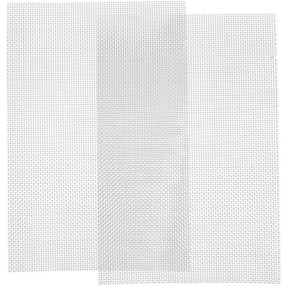 Kelingqi 2 pcs Stainless Steel Wire Mesh Metal Wire Mesh DIY Wire Mesh No Rust Wire Mesh