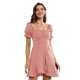 thumbnail image 1 of TRKIYQC Mini vestido de mujer de manga corta con hombros descubiertos y dobladillo irregular con volantes vestido de verano para uso diario informal TRKIYQC  moda, 1 of 8