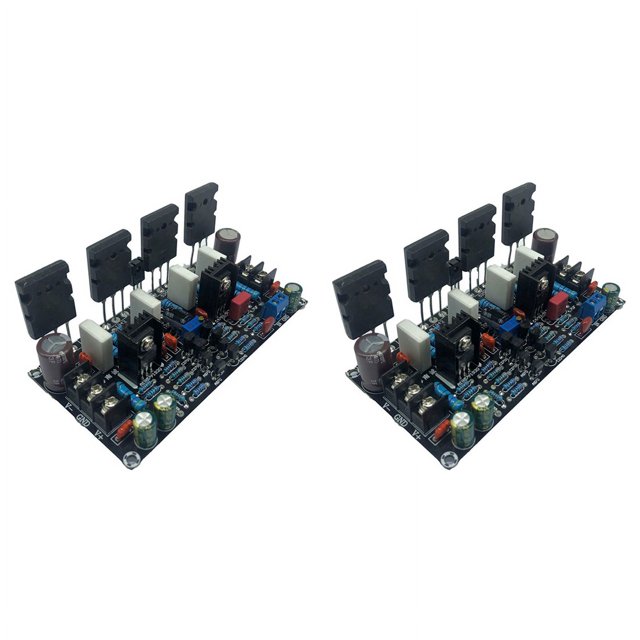 2X Mono Power Amplifier Board 1943+5200 High Power 200W After Tube Amp Board