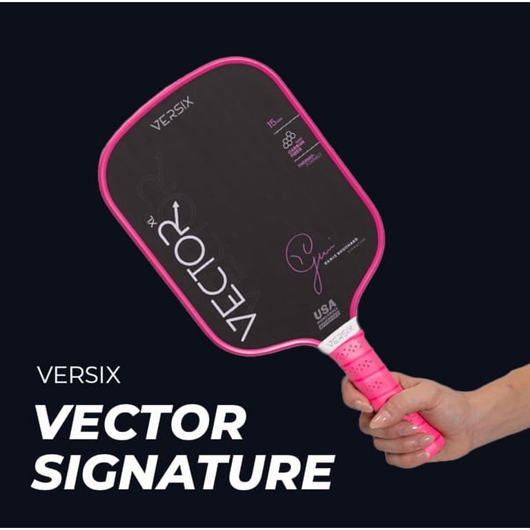 Versix Vector XL Genie Bouchard Signature Pickleball Paddle, 15MM