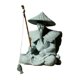 thumbnail image 4 of Estatuilla en miniatura, estatua de piedra arenisca, decoración de maceta, obra de arte, adorno de paisaje, accesorios de jardín para micropaisaje Estilo A, 4 of 8
