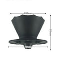 thumbnail image 5 of Camping Coffee Filter Pour Over Coffee Dripper Collapsible Silicone Basket Portable Brewing Equipment for Outdoor Use, 5 of 7