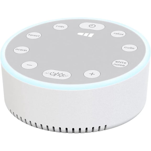 YOSUOPOC Portable White Noise Machine with 6 Soothing Sounds for Sleep, Travel and Home