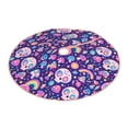 thumbnail image 2 of Bingfone Christmas Tree Skirt Mat Christmas Decoration Interior 30" -Skull mushroom rainbow, 2 of 6