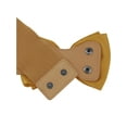 thumbnail image 4 of Cinturones elásticos con lazo INSPIRE CHIC para mujer, ancho de 2.4" elegante y lindo, cinturón ajustable para vestido de boda de 24 a 32" en amarillo y marrón, 4 of 6