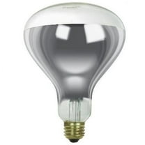 BulbAmerica 375 watt R40 125V Infrared Heat Lamp - Hard Glass