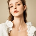 thumbnail image 5 of Turandoss Heart Initial Necklaces for Women Dainty 14K Gold Plated CZ Heart Pendant with Tiny Letter A-Z Personalized Trendy Jewelry Valentine's Day Birthday Gifts for Women Girls, 5 of 8