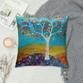 thumbnail image 2 of Nawypu  Throw Pillow Covers Natural Pattern Decorative Pillowcases Pillow Cases Home Car Decorative Trees and Birds, 2 of 5