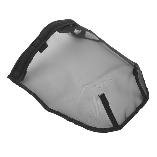 Red nasal de plástico transpirable para caballo, malla fina, talla L, color negro, cómoda, para casa y granja.